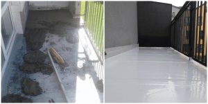 Balkono ardymas, betonavimas, hidroizoliacija